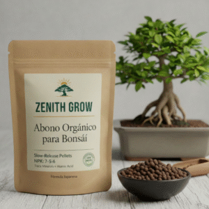 Bolsa de abono para bonsáis, fertilizante para su mantenimiento y crecimiento.